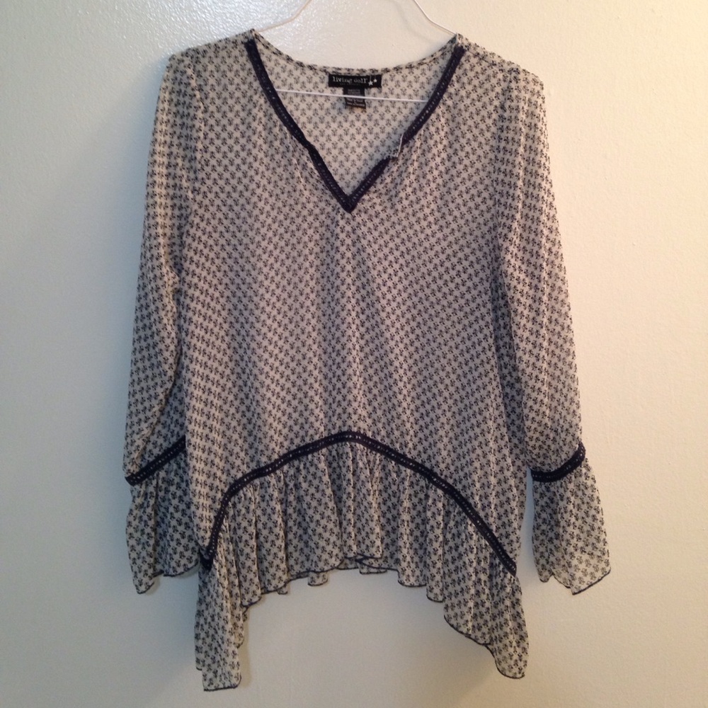 Long sleeve blouse