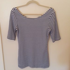 Banana Republic boatneck/ off the shoulder top