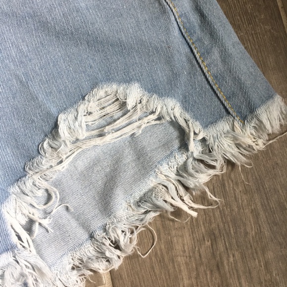 Portland Distressed Denim Shorts - Picture 3 of 8