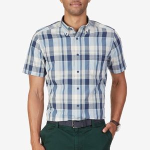 Naurica men's Wayne plaid short sleeve shirt