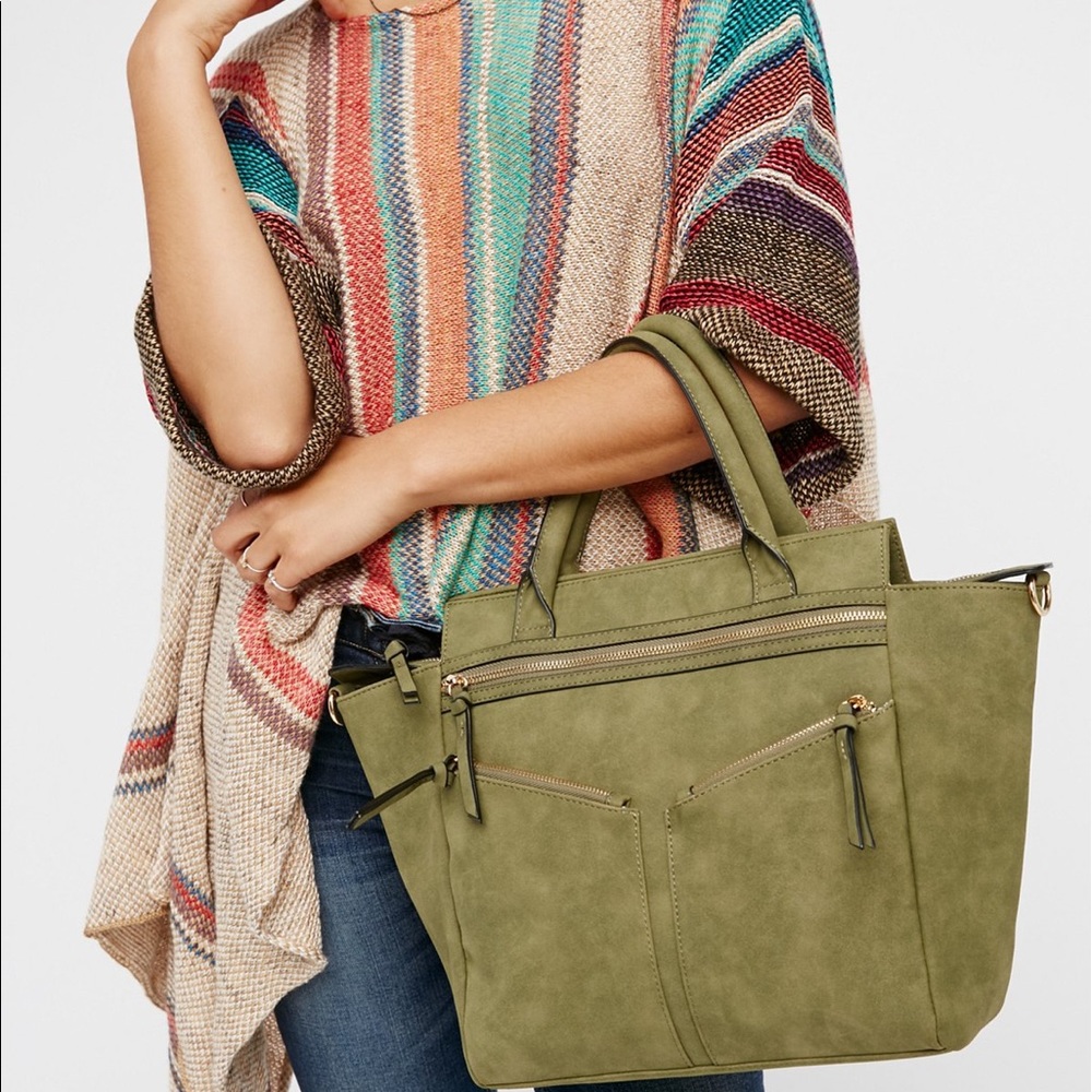 *1 LEFT* Free People Naya Satchel in Cognac - Picture 2 of 8