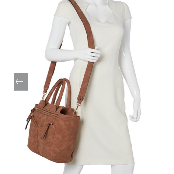 *1 LEFT* Free People Naya Satchel in Cognac - Picture 5 of 8