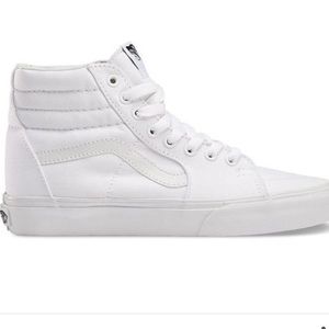 White high top vans
