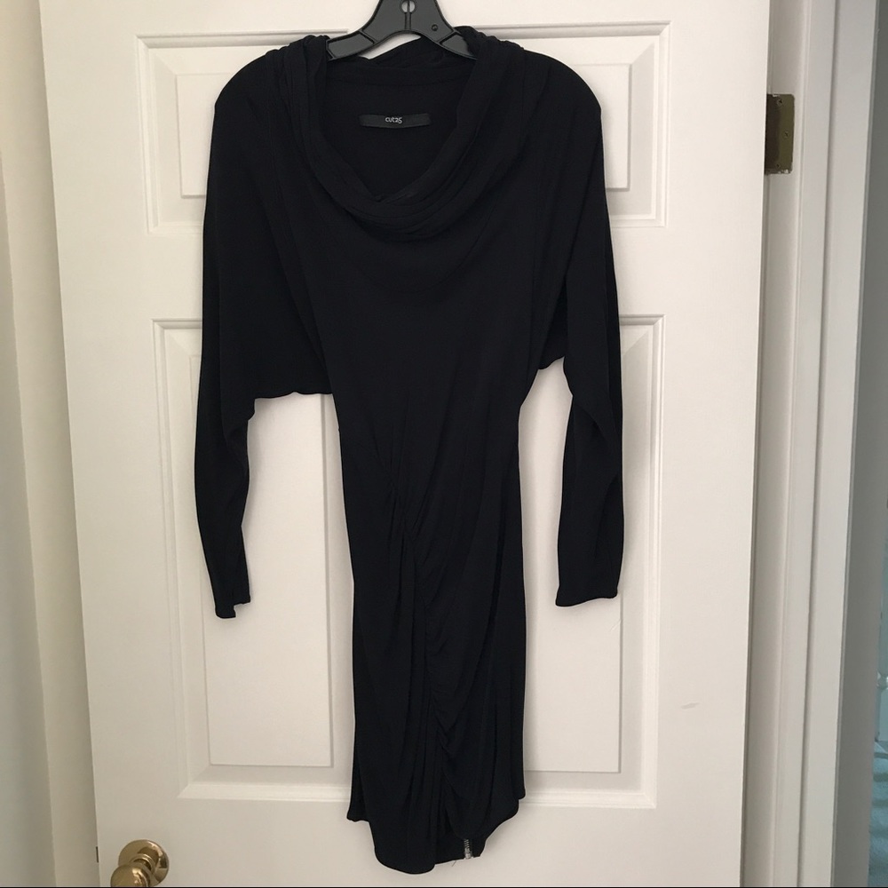 Cut 25 Navy Open Back Dress