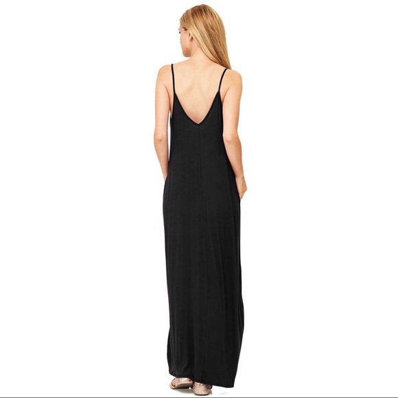 Harem Maxi Dress - Black - Picture 3 of 4