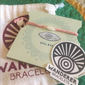 NIB Wanderer Evil Eye Adjustable Bracelet