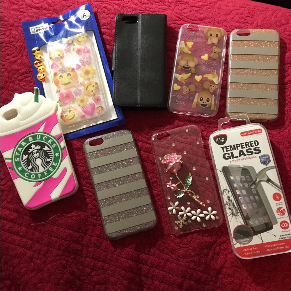 iPhone 6 cases and screen protector