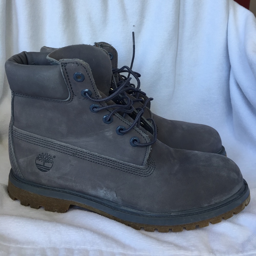 GREY timberland boots