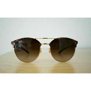 Ray-Ban  HighstreetPhantos Glasses New! Gold/Brown