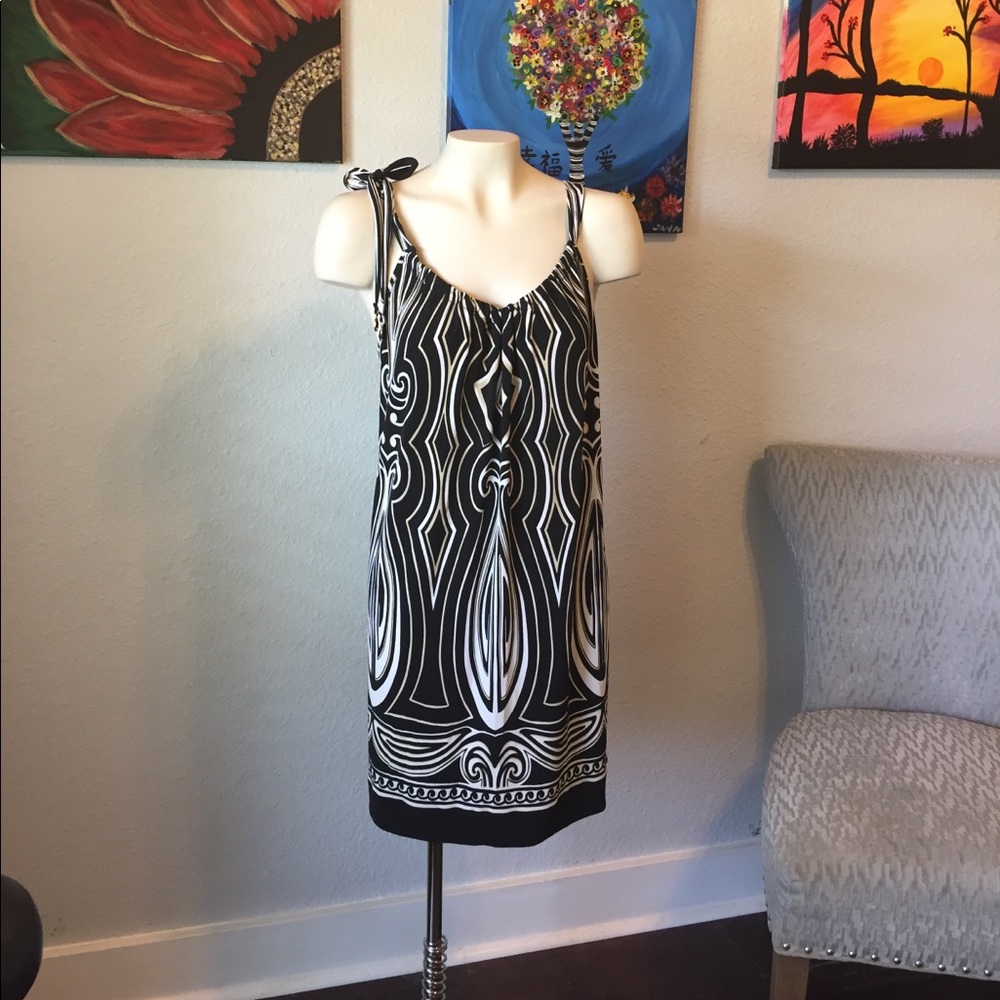 Shoulder tie dress/tunic