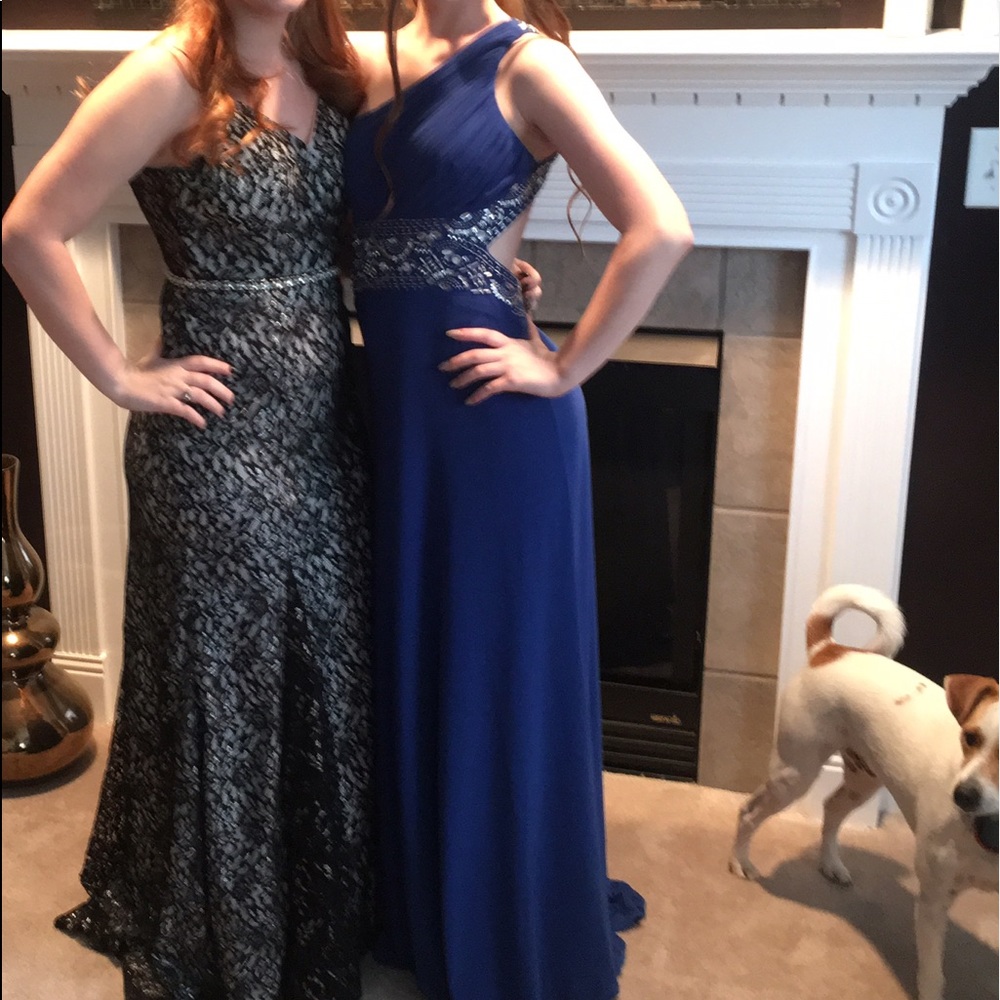 Blue prom dress!