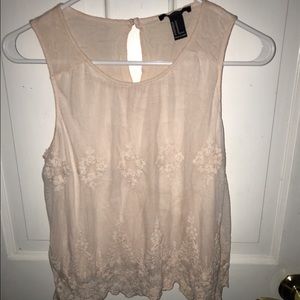 Pink lace top