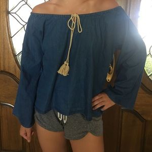 Chambray denim O'Neill top