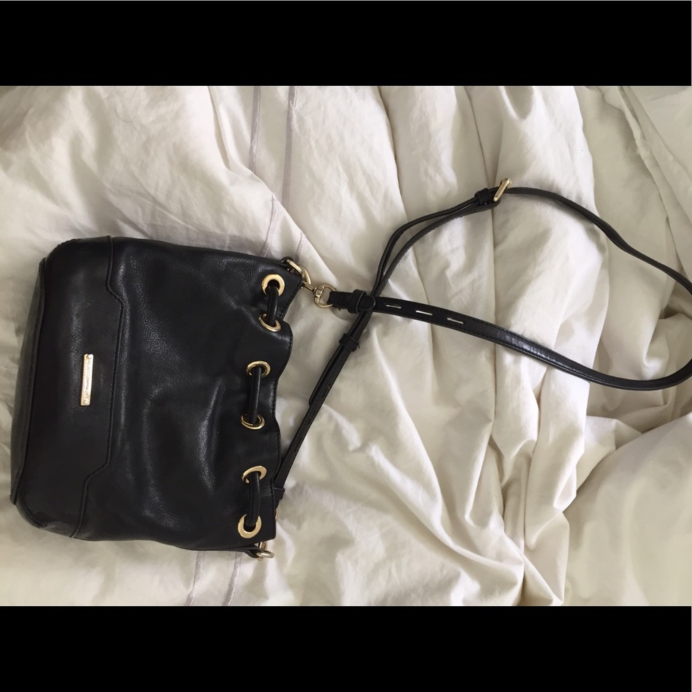Rebecca Minkoff Black Bucket Crossbody