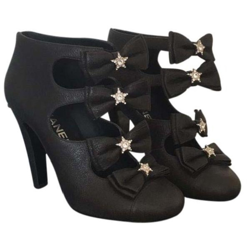 🚫SOLD- CHANEL bootie/strappy pump