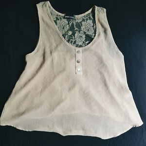 Chiffon tank top