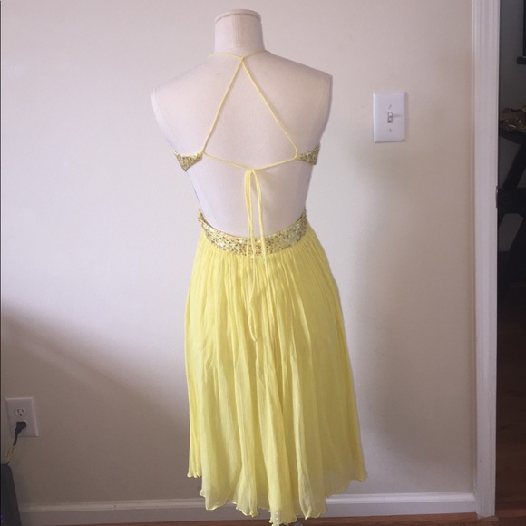 BCBG MaxAzria dress with sequins and side cutouts - Picture 2 of 5