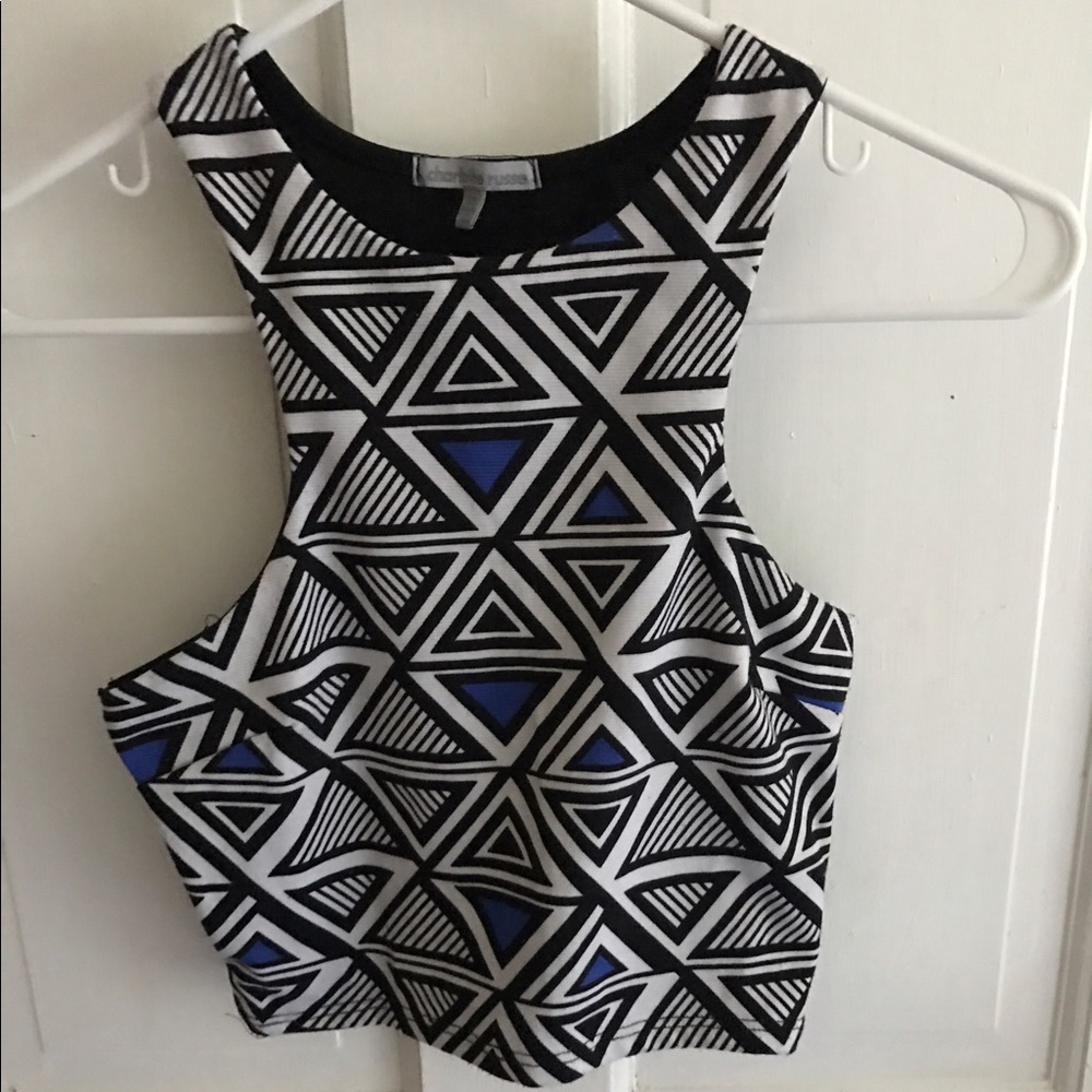 Aztec pattern tank top