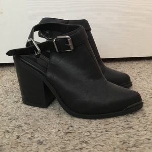 Black Heeled Booties