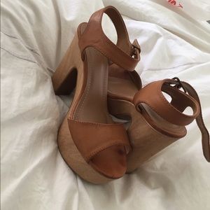Chunky Brown Heels