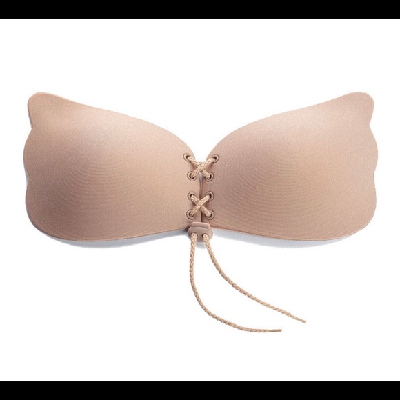 1 DAY SALE! Nude Adhesive strapless bra - Picture 5 of 6