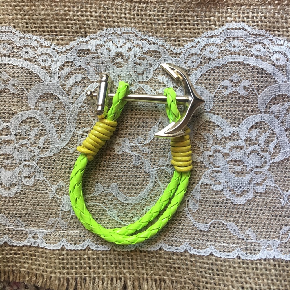 Neon Anchor bracelet!