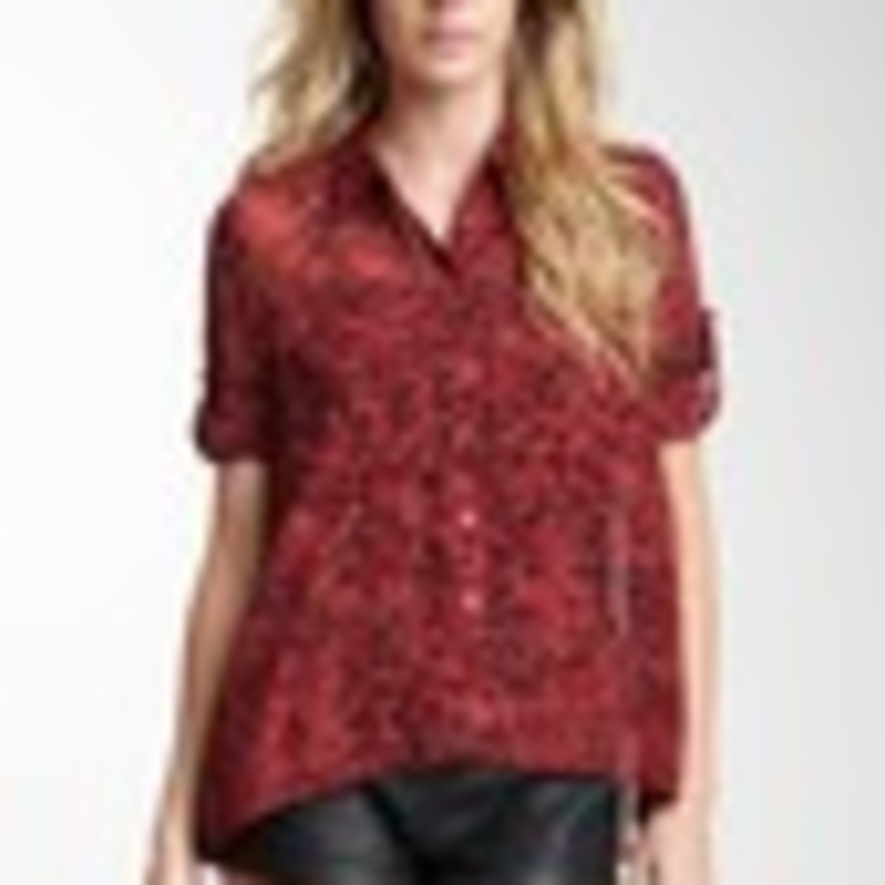 Bardot & Jarlo Bardot Red Leopard Shirt