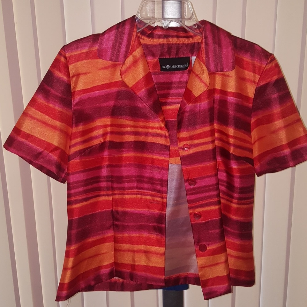 SAG HARBOR DRESS SHORT SLEEVE SHIRT