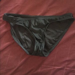 black swimsuit bottoms