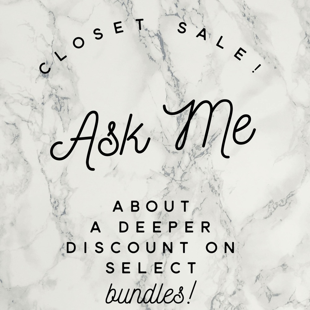 CLOSET SALE!