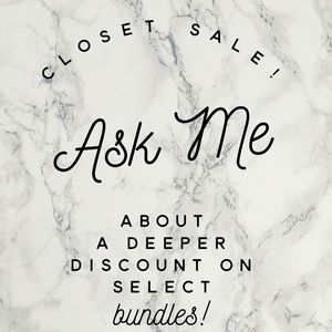 CLOSET SALE!