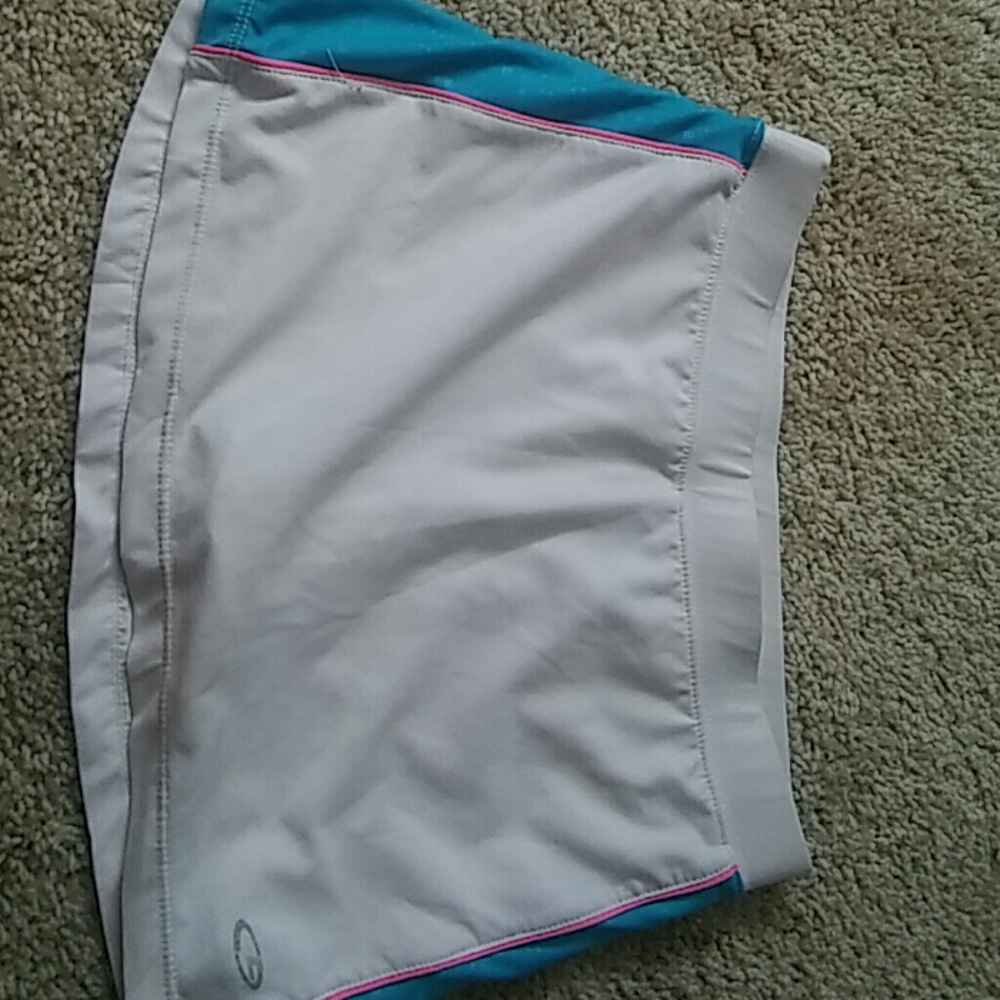Cheerleading skirt with shorts under it