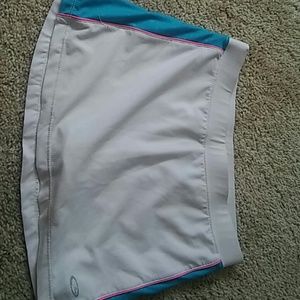 Cheerleading skirt with shorts under it