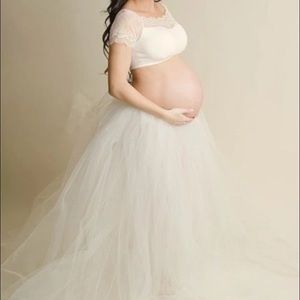 Maternity tutu with top one size fits all