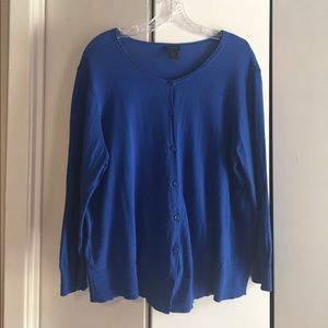 Ann Taylor Blue Cardigan