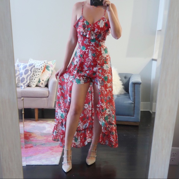 🌹Stacey Maxi Romper: SCARLET - Picture 6 of 6