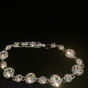 Silver & Swarovski Crystal bracelet