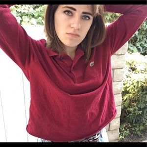 Cute Lacoste Long sleeve top!!