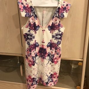 LF Rumor Boutique Floral Bodycon Dress