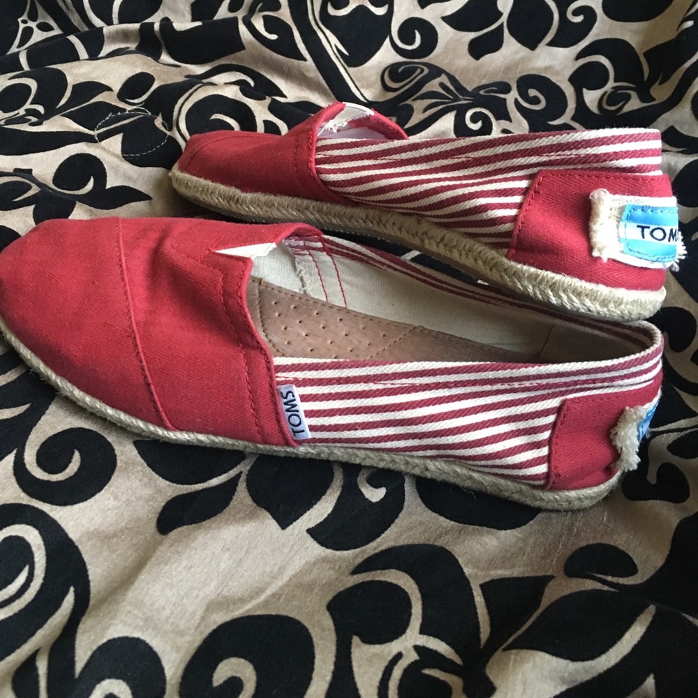 Red & White Striped Toms