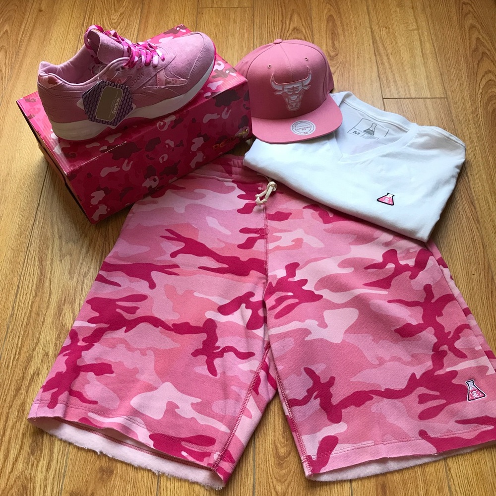 COMPOUND CLOTHING CAMO JOGGER SHORTS