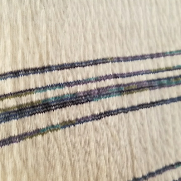 POSTELLA Hi-Lo Ribbed Knit Striped Pocket Tank EUC - Picture 4 of 5