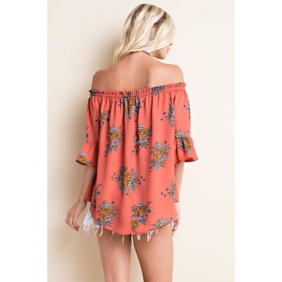 •BUY2/1FREE• Pretty Me Up Off-the-Shoulder Floral - Picture 3 of 5