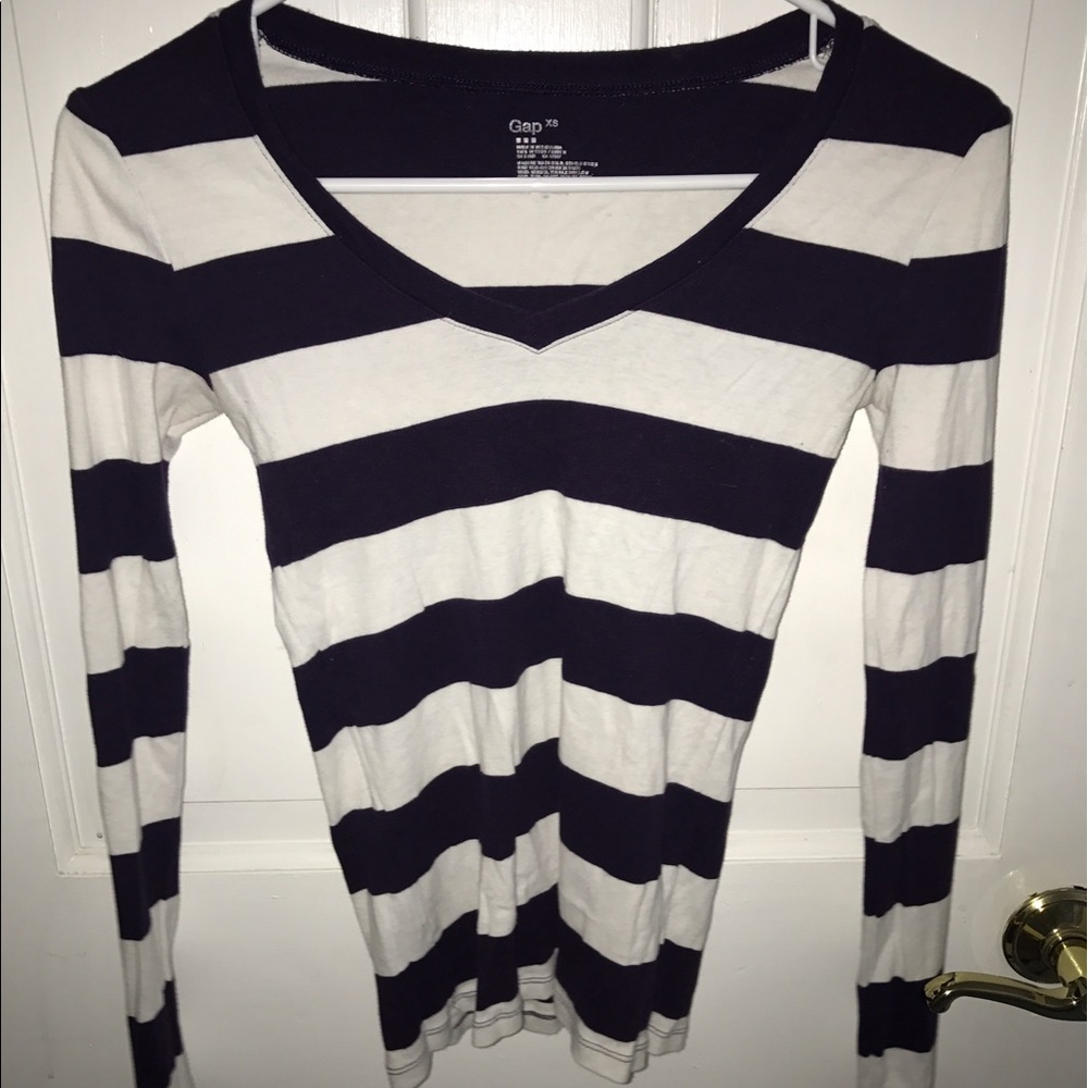 Gap; striped long sleeve