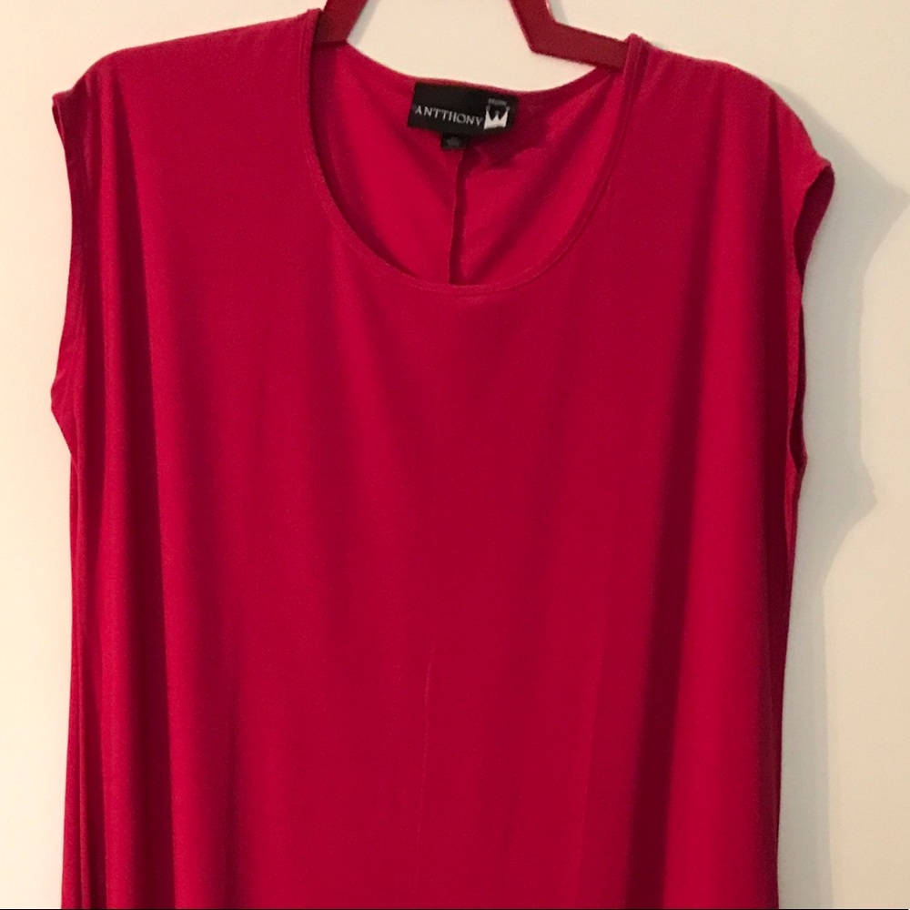 Hot Pink Maxi Dress - Antthony Casual Breeze XL