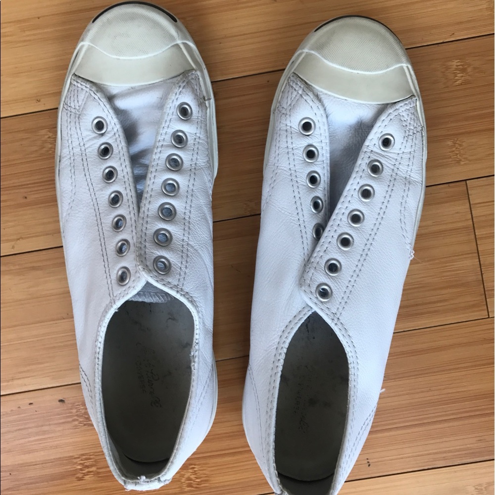 Jack Purcell White Leather Low-tops