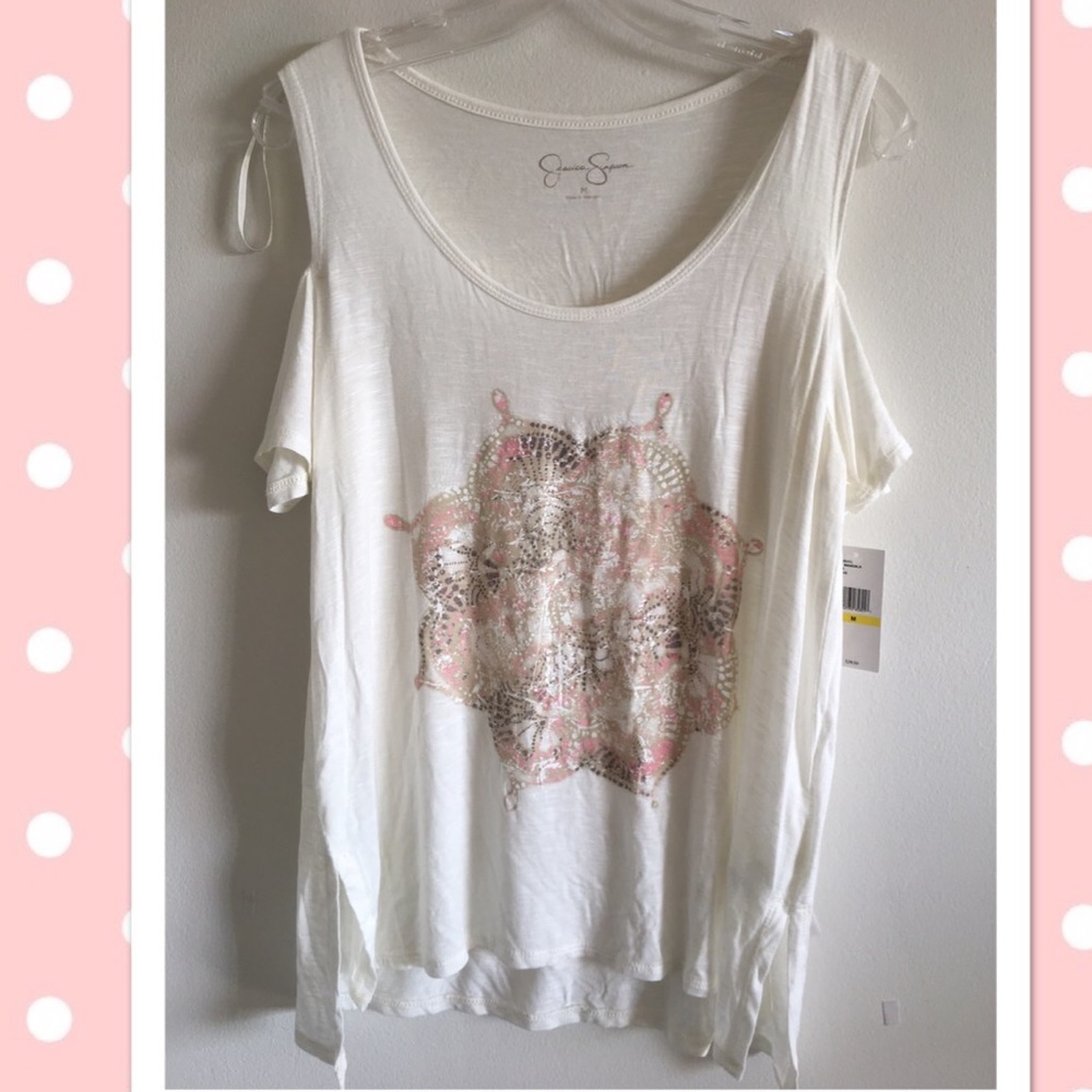 💕 Jessica Simpson cold shoulder top 💕