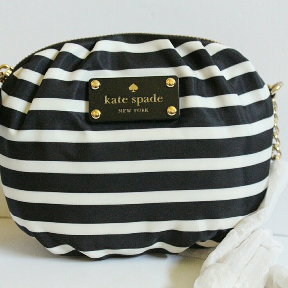 NWT Kate Spade Nylon Stripe Greta CrossBody Bag - Picture 2 of 8