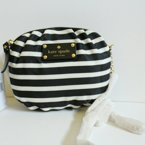 NWT Kate Spade Nylon Stripe Greta CrossBody Bag - Picture 3 of 8