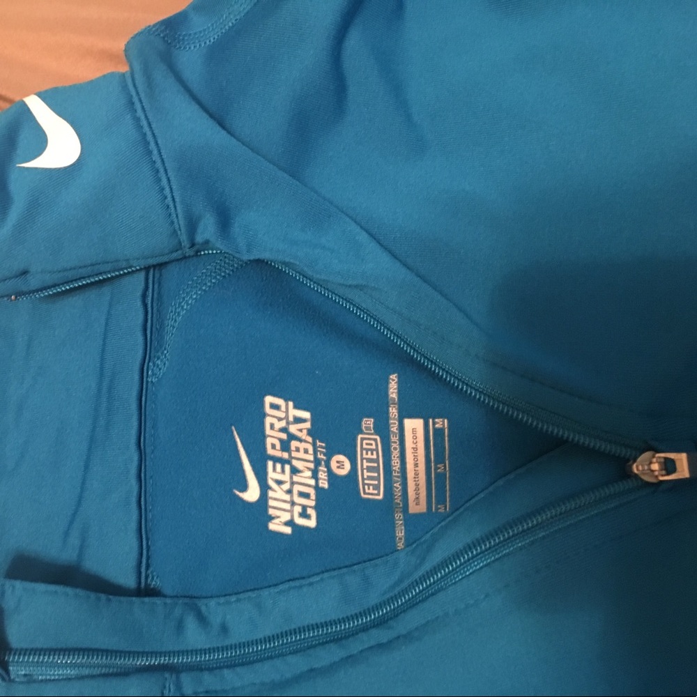 Nike Pro Combat fitted quarter zip